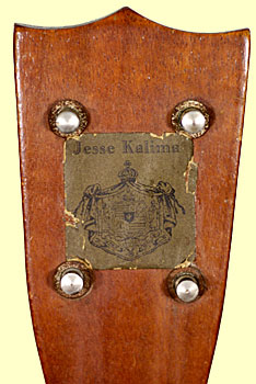 Jesse Kalima ukulele headstock
