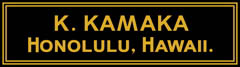 Kmaka ukulele decal